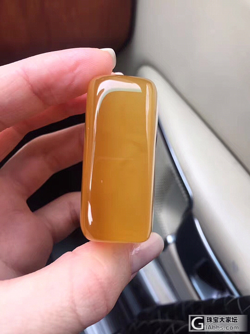 我的俄料，大牌子，蜜糖色。_牌子蜜蜡