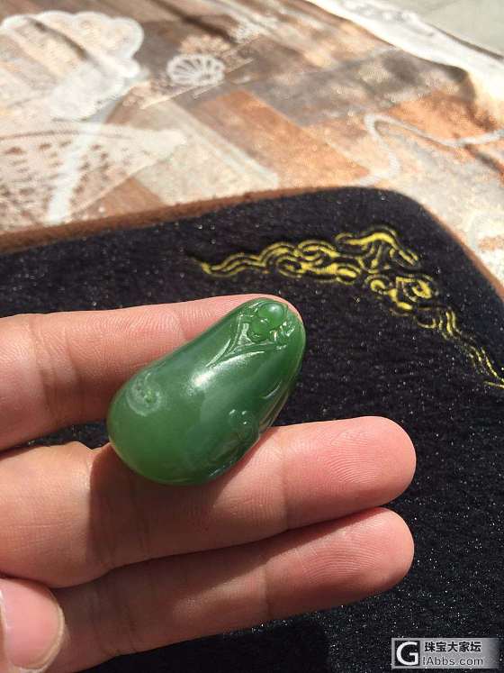 绿油油的稻田😂😂_碧玉挂件和田玉