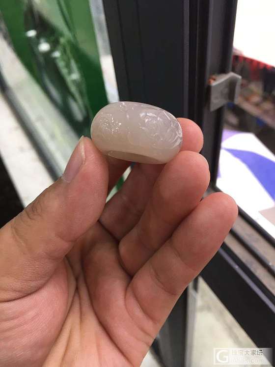 闲置牡丹花圈_和田玉