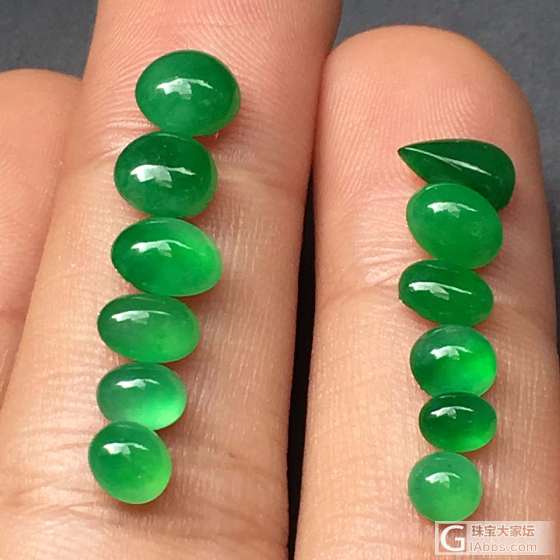 满色阳绿蛋面，KKFC999_翡翠