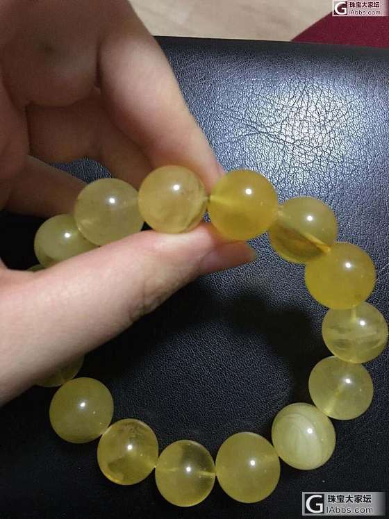 闲置蜜蜡手串原石53.5籽镯_和田玉琥珀蜜蜡手镯珠串