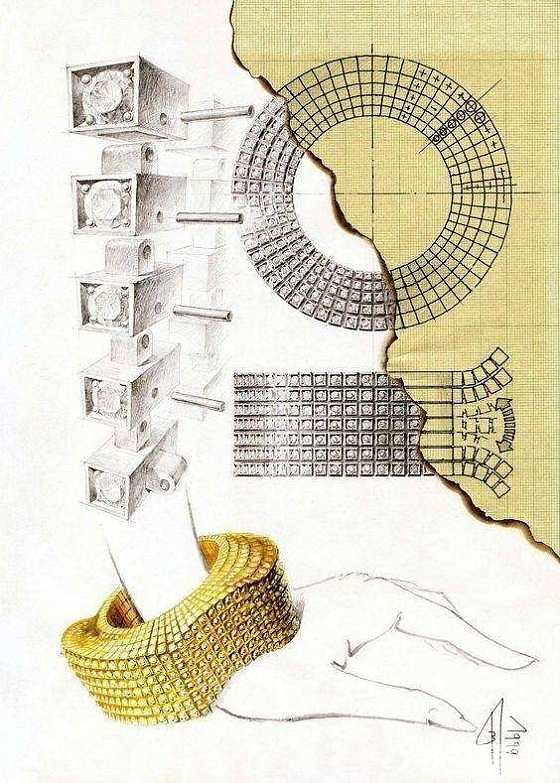 珠宝设计手绘~_设计