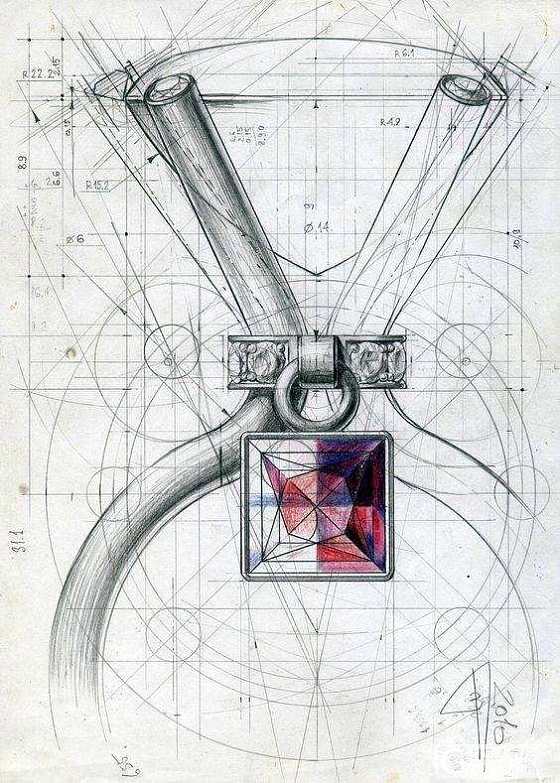 珠宝设计手绘~_设计
