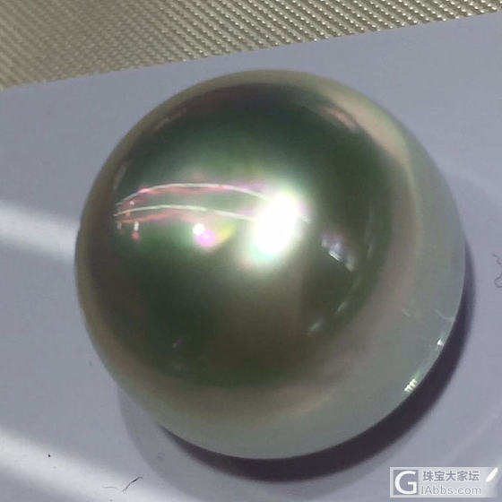 今天献上一颗18.2的大白珠，非卖品仅共分享_珍珠