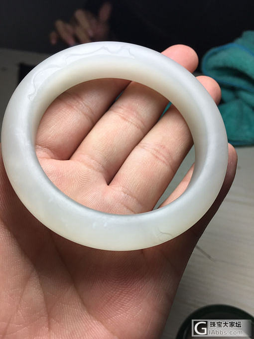 闲置荷花镯_手镯和田玉
