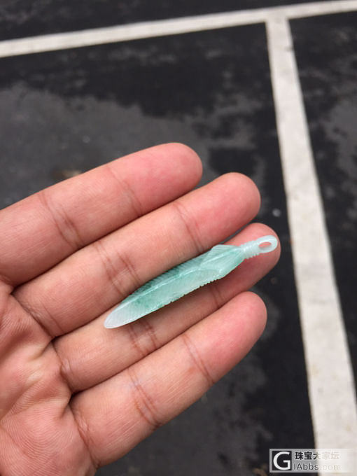 自己动手丰衣足食，仿高乔羽毛吊坠_挂件翡翠