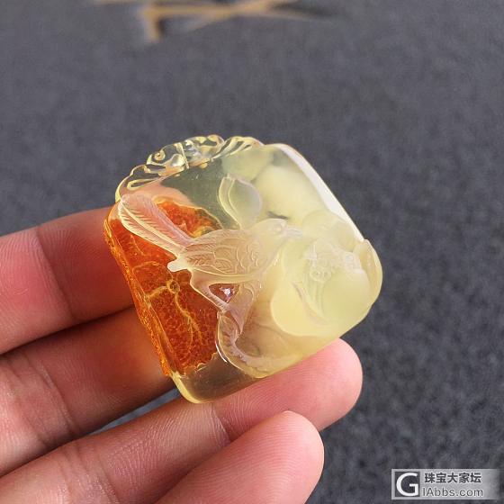 只要你认真，一切就会变的不那么普通！_挂件琥珀蜜蜡
