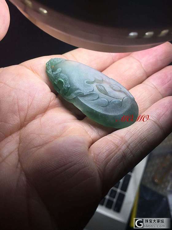 独坐池塘如虎踞，绿荫树下养精神~~~_挂件翡翠