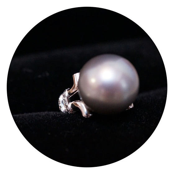 【出两件极高品质的大溪地珍珠戒指和项链】_项链吊坠戒指海水珍珠