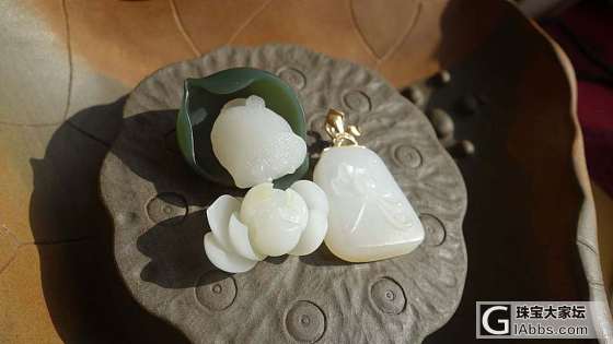荷(///▽///)_挂件白玉和田玉
