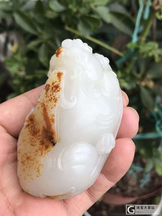 招财纳福_挂件和田玉