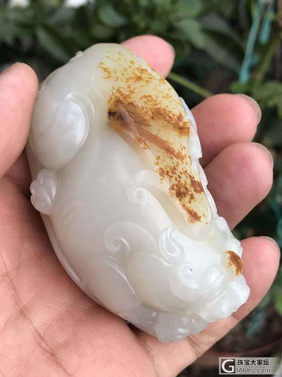 招财纳福_挂件和田玉