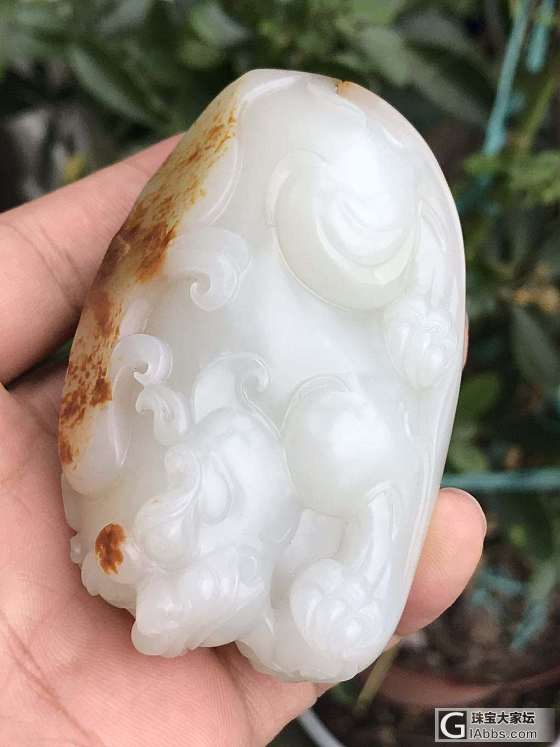 招财纳福_挂件和田玉