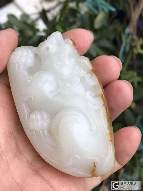 招财纳福_挂件和田玉