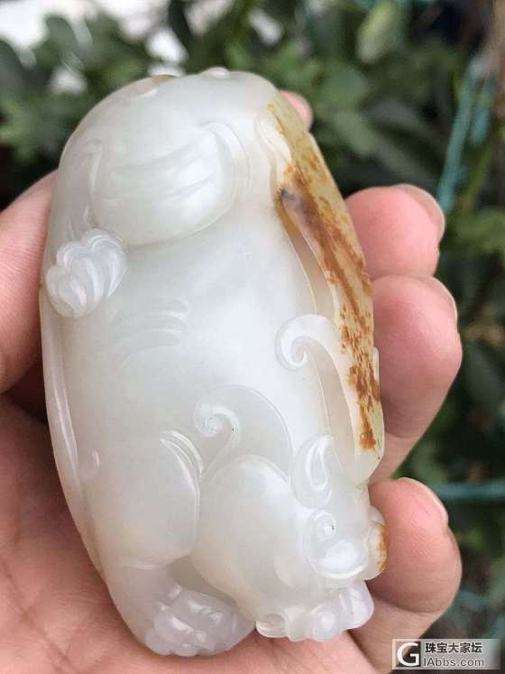 招财纳福_挂件和田玉