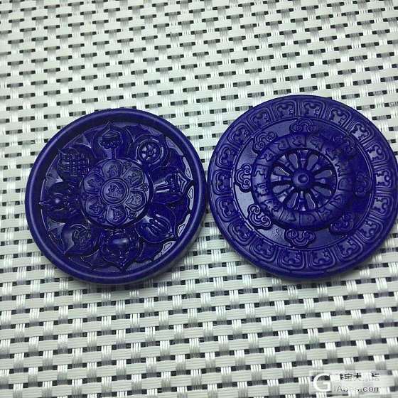 工艺不错哦 青金石雕刻_挂件青金石