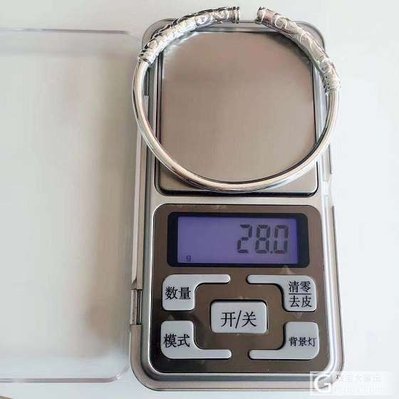 千足银 金箍棒 手镯_银手镯
