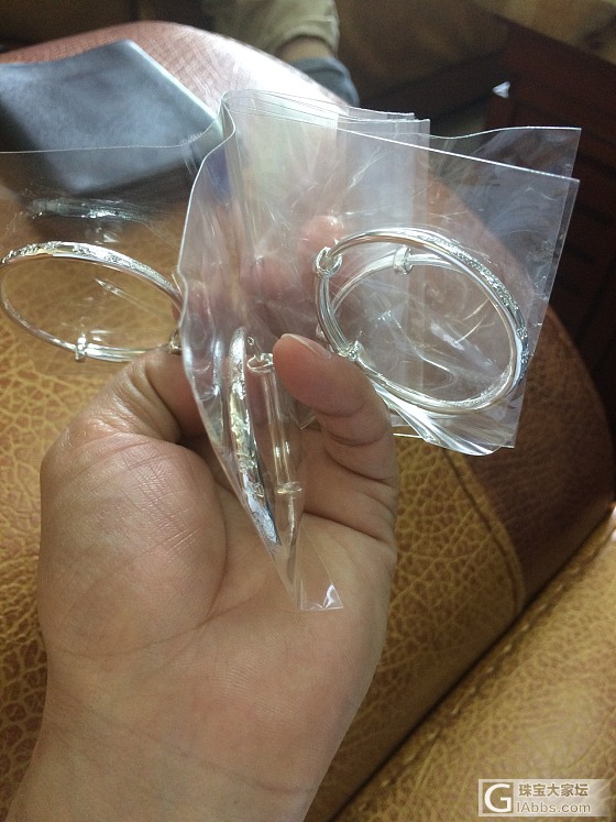 小孩纯银手镯_银