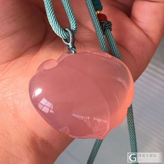 莫桑比克星光粉晶，让你桃花运爆棚_吊坠粉晶