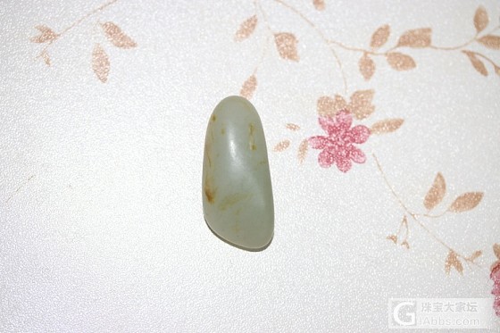 捡了一颗小籽_原石和田玉