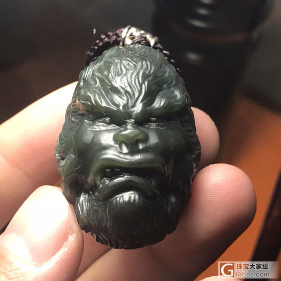 大圣归来_挂件和田玉