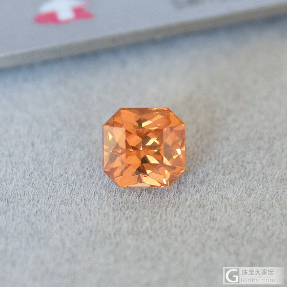 【Master-Cut】1.32ct 金橘 Princess Malaya石榴石_刻面宝石石榴石