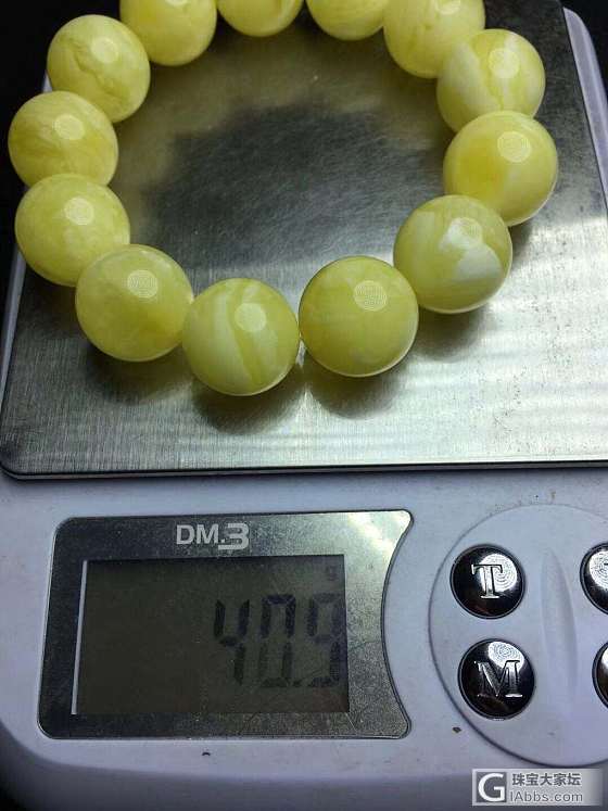 纯天然蜜蜡随形手串 亏出_珠串蜜蜡