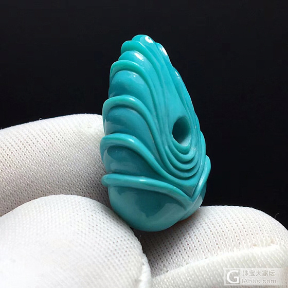 莲花_挂件松石