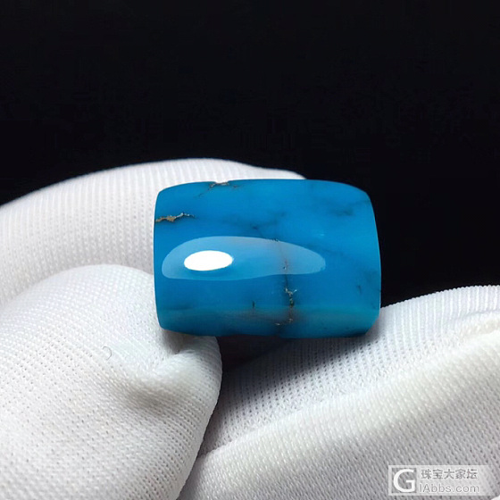 我们不一样，不一样，我们是高瓷蓝！_戒面松石
