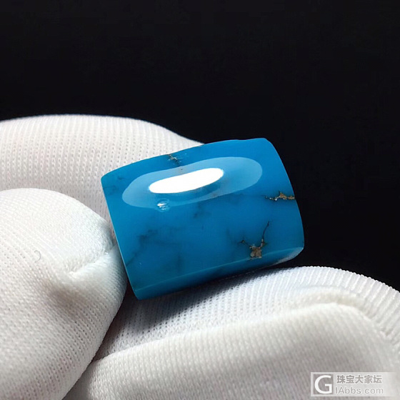 我们不一样，不一样，我们是高瓷蓝！_戒面松石