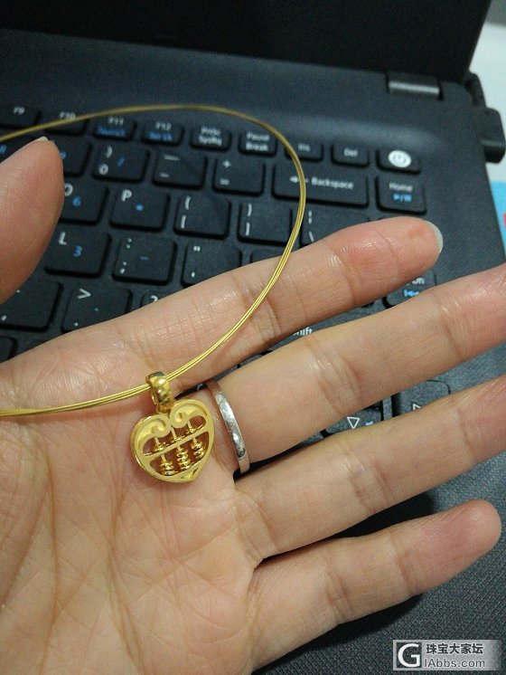 小算盘吊坠_吊坠金