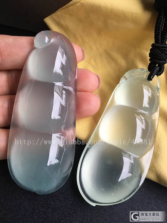 大豆子，能看得出多大吗_挂件翡翠