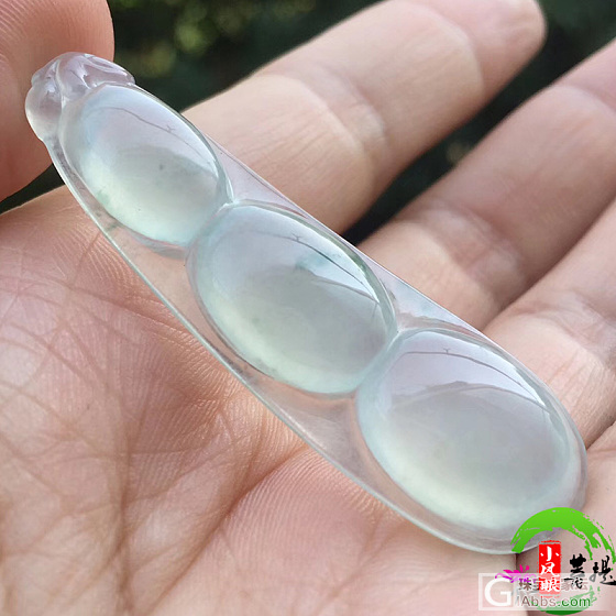【冰豆】天然老坑冰种起光大冰豆 飘花灵动 顺丰包邮 有缘别错过_花件翡翠