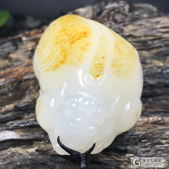 和田玉籽料【招财貔貅】，规格71.40.36重158.9克，白度一级脂粉油性十足_挂件和田玉