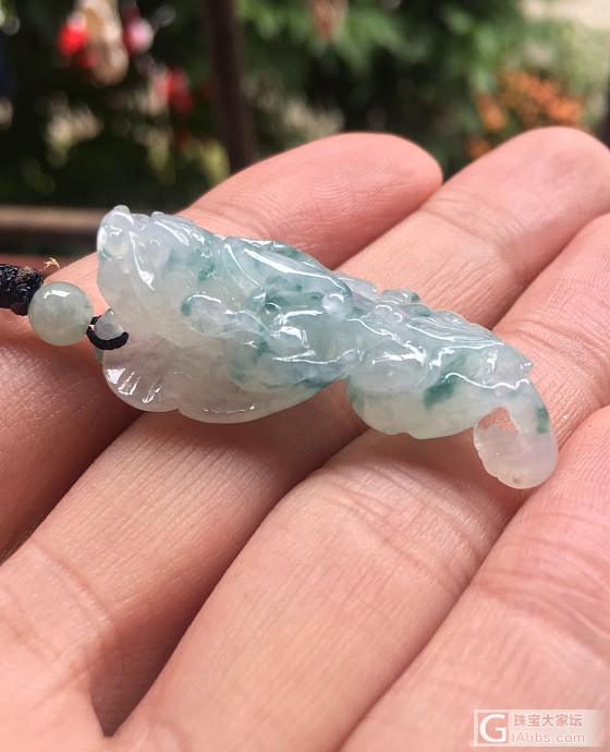 翡翠飘花貔貅_挂件翡翠