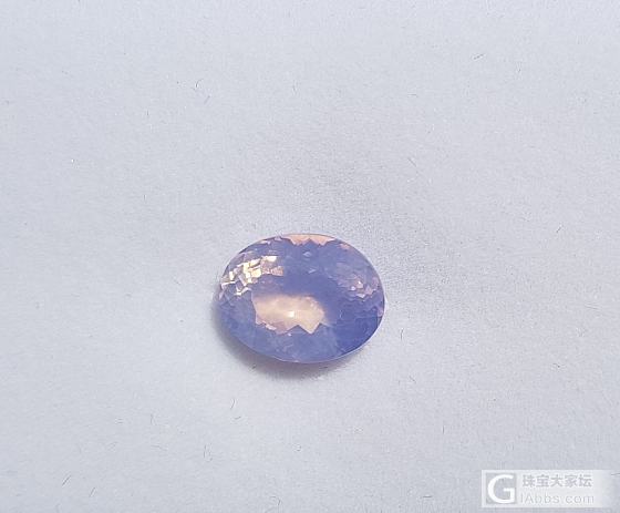 刚到手的紫水晶，很特别_紫水晶刻面宝石