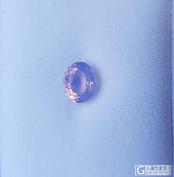 刚到手的紫水晶，很特别_紫水晶刻面宝石