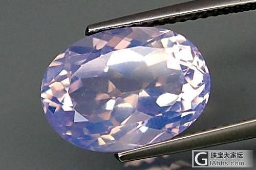 刚到手的紫水晶，很特别_紫水晶刻面宝石