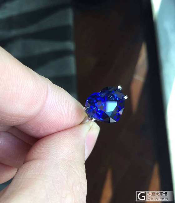 ##中颐收藏级别皇家蓝蓝宝石## 6.62ct  心形_刻面宝石蓝宝石中颐彩色宝石