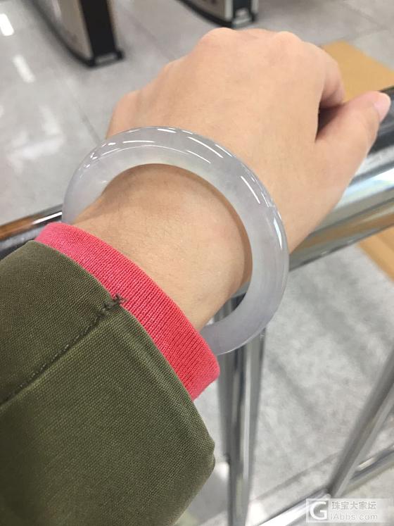 我来晒晒刚收到的种水镯子_翡翠手镯