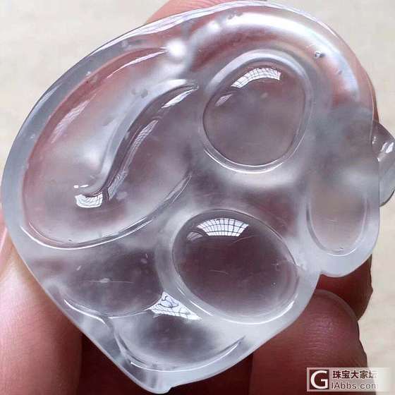 翡翠高冰动态佛_挂件翡翠