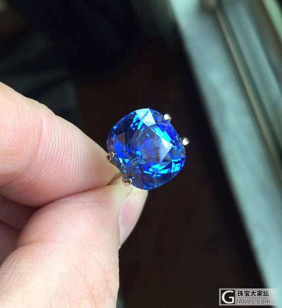 ##中颐天然皇家蓝蓝宝石##  11.02ct_刻面宝石蓝宝石中颐彩色宝石