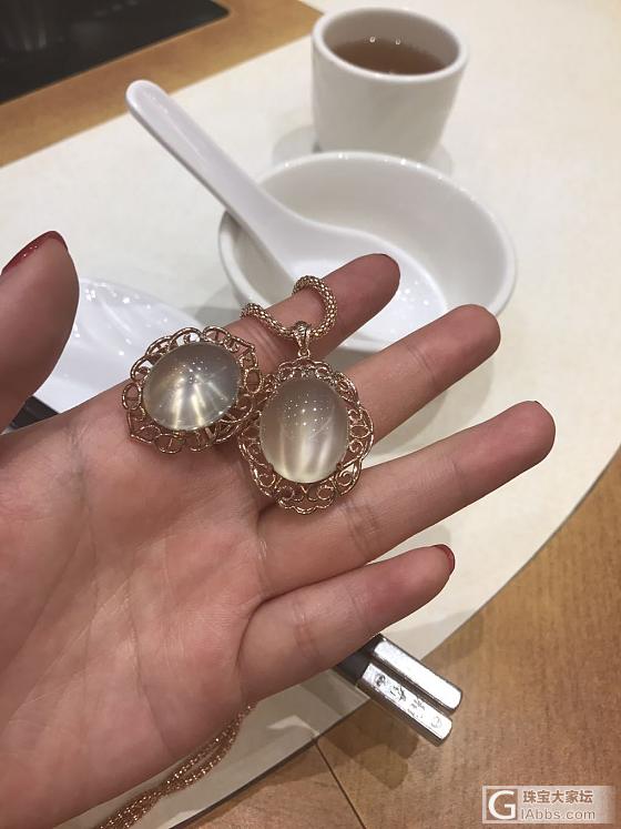 一直忘记拿出来戴的月光石戒指和吊坠_吊坠月光石