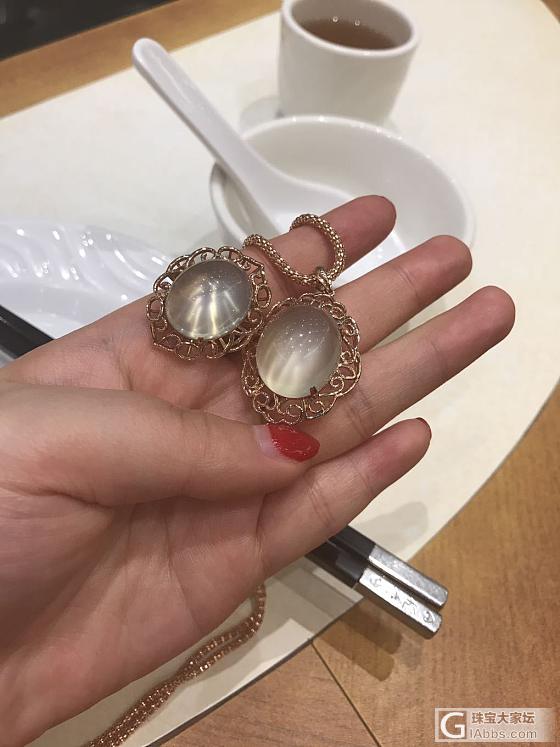 一直忘记拿出来戴的月光石戒指和吊坠_吊坠月光石