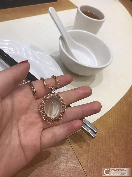 一直忘记拿出来戴的月光石戒指和吊坠_吊坠月光石