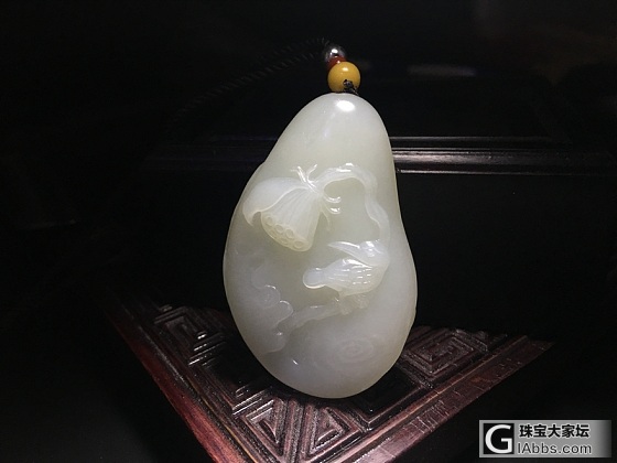 新疆和田独籽，海派大师郑奇作品，玉质真好_玉工和田玉