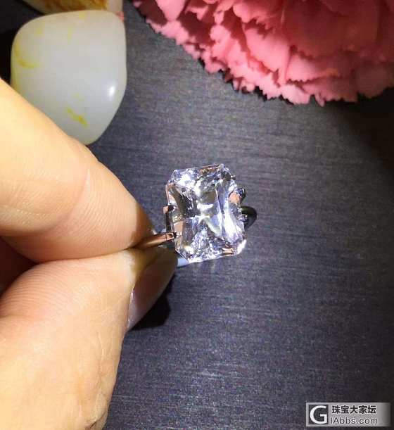 ##中颐天然白色蓝宝石##  6.45ct_刻面宝石蓝宝石中颐彩色宝石