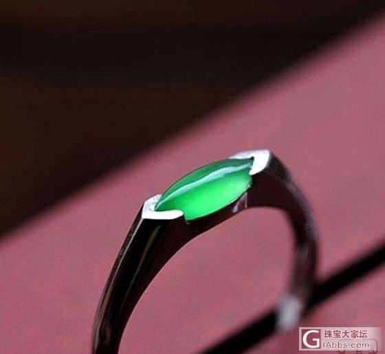 出个翡翠绿马眼_戒面翡翠