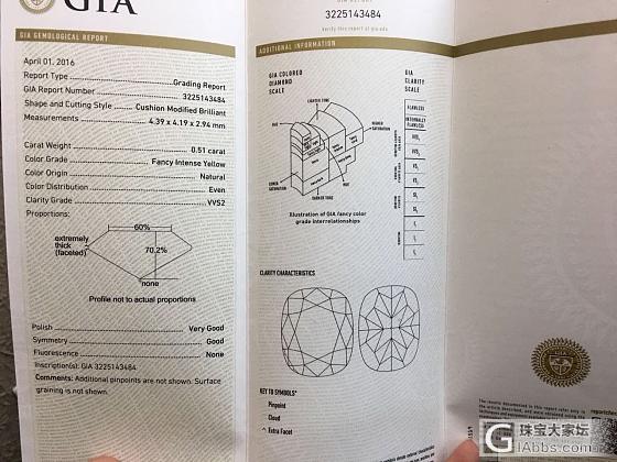 请求帮忙看看下面这颗浓彩黄大概得多少钱入手？是现货_彩钻