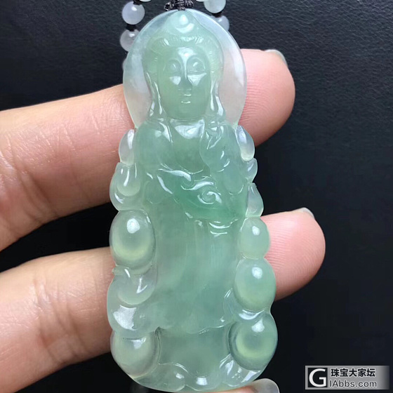 刚做好的新款，懂行的朋友看一下_挂件翡翠